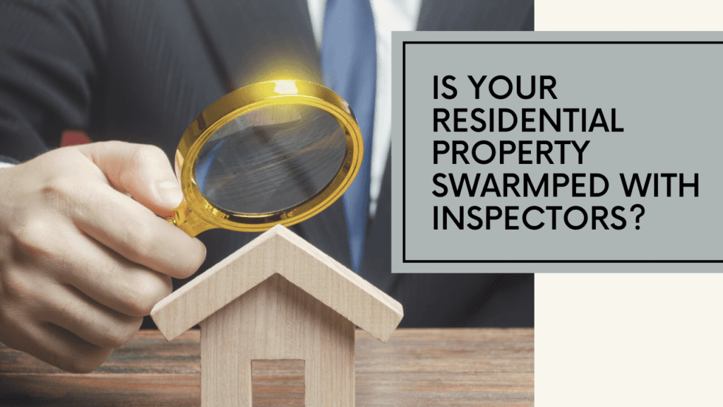 Is Your Residential Property SWARMPed With Inspectors? | Harlem Property Management - article banner